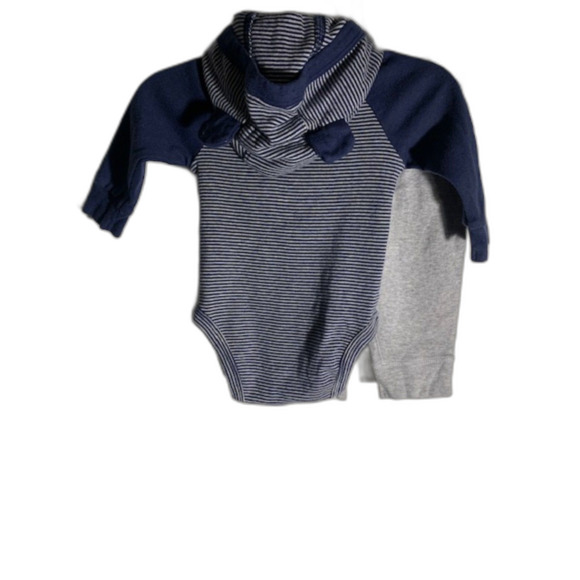 Carter Bundle 2 Long Sleeve onesie & Pants 3 Months - Picture 1 of 6